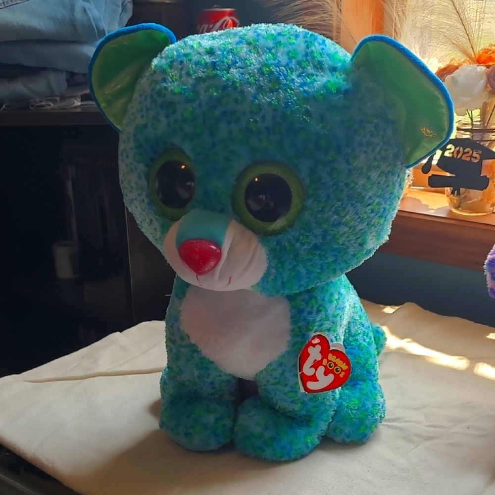 Colorful Plush Toy with Big Eyes